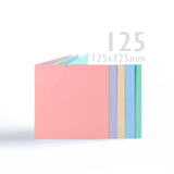 Įvairių spalvų pastelinės atvirutės (225 g/m²) ir vokai (100 g/m²)