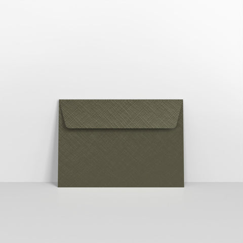Champagne Green Textured Envelopes