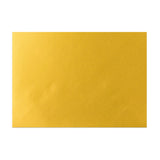 Metāliski zelta krāsā gumijota V-veida apsveikuma kartītes aploksne (125 x 175 mm)