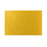 Metāliski zelta krāsā gumijota V-veida apsveikuma kartītes aploksne (62 x 94 mm)