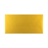 DL metāla zelta gumijota V-veida aploksne (110 x 220 mm)