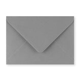 Φάκελος ευχετήριας κάρτας B6 Dark Grey Gummed V-Flap (125 x 175mm)