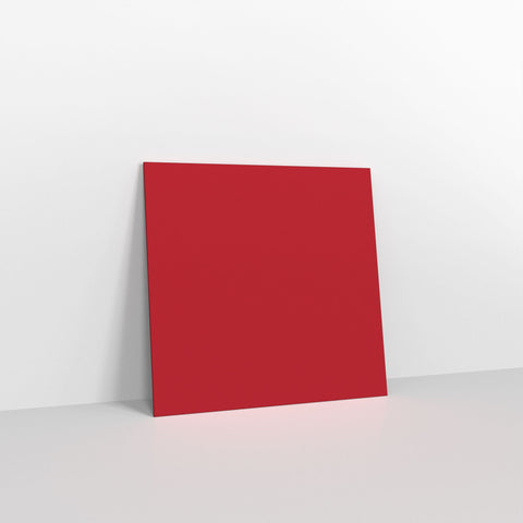 Dark Red Coloured Gummed V Flap Envelopes