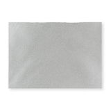 Apsveikuma kartītes aploksne ar metāla sudraba gumijotu V-veida atloku (125 x 175 mm)
