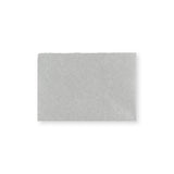 Plic pentru felicitări V-Flap din gumă argintie metalizată (70 x 100mm)