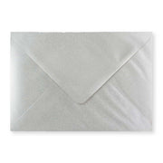 C5 Metallic Silver Gummed V-Flap Greetings Envelope (162 x 229mm)
