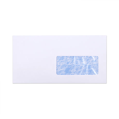 Fehér boríték belső nyomattal – ablakos 115x225 mm (DL+) 90gsm