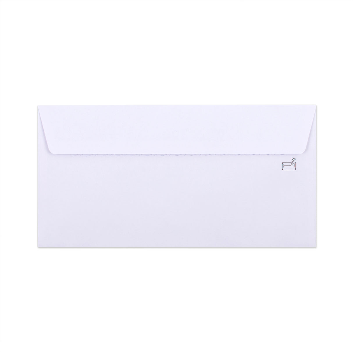 DL+ balta aploksne ar iekšējo necaurspīdīgumu - logs 90Gsm (115 x 225 mm)