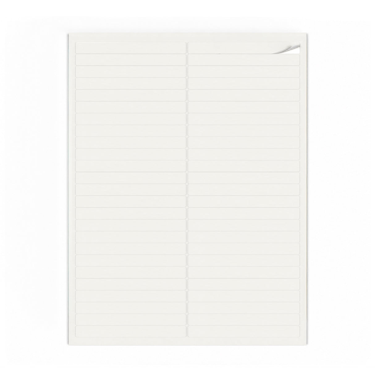 Pachete de etichete albe XS - 100 coli
