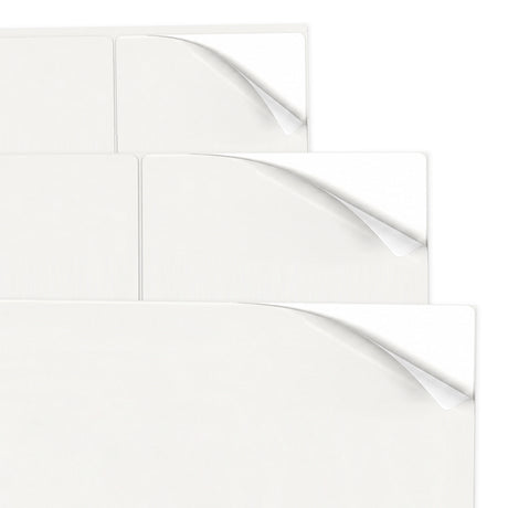 Weiße Etiketten Packungen XL - 100 Blatt