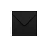 Plic V-Flap negru cu gumă (116 x 116 mm)