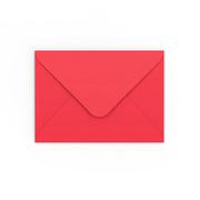 Bright Red Gummed V-Flap Envelope (125 x 175mm)