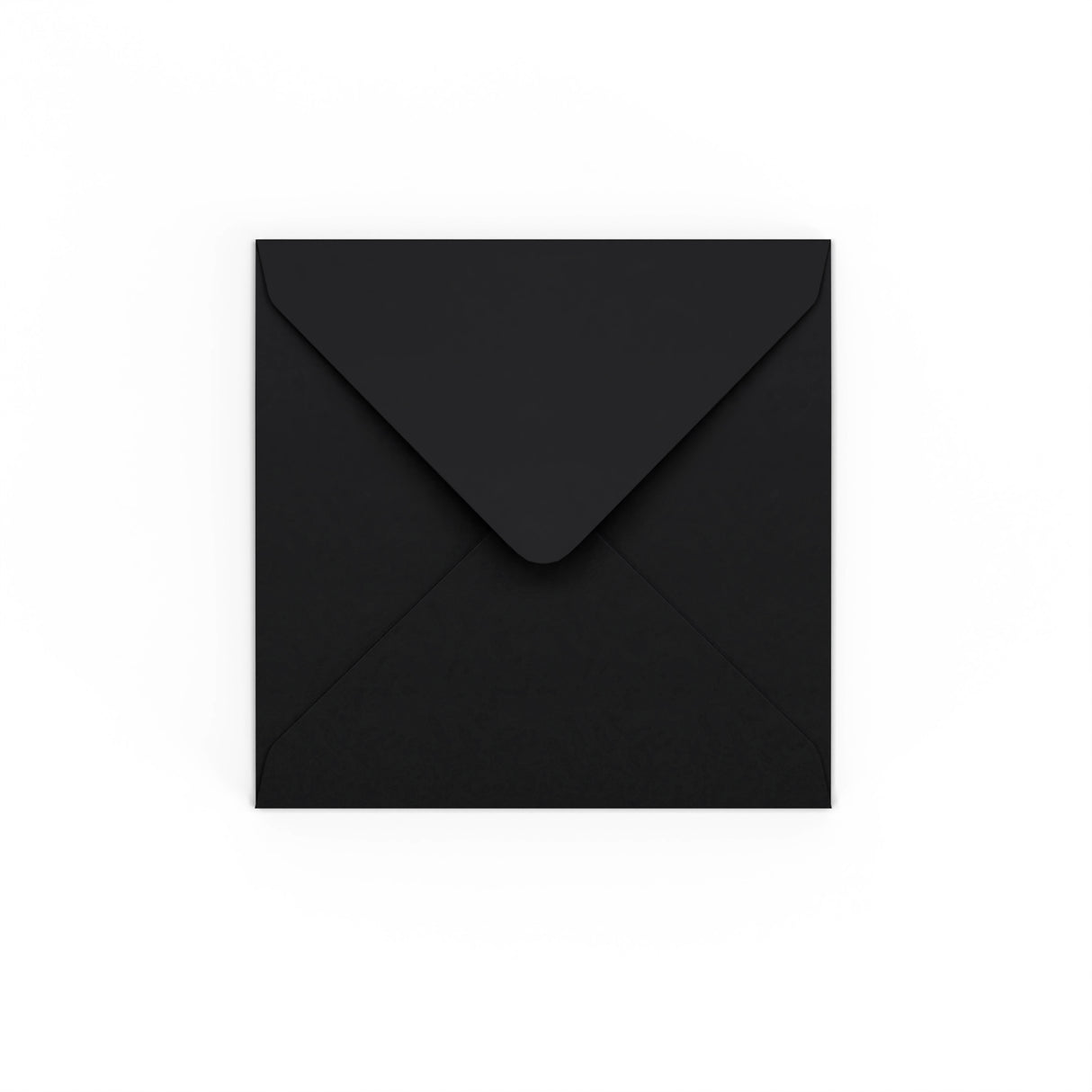 Plic negru gumat cu clapetă în V (130 x 130 mm)