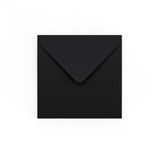 Plic negru gumat cu clapetă în V (130 x 130 mm)