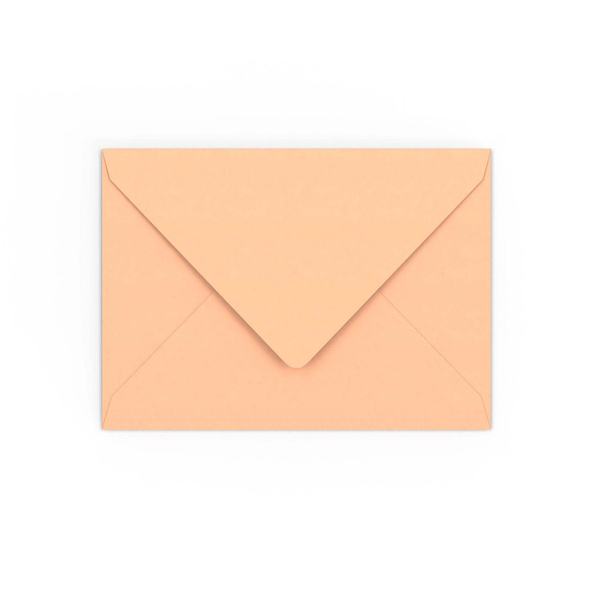 Salmon roz Gummed V-Flap Envelope (133 x 184mm)