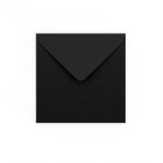 Black Gummed V-Flap Envelope (140 x 140 mm)