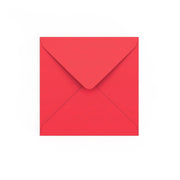 Bright Red Gummed V-Flap Envelope (140 x 140mm)