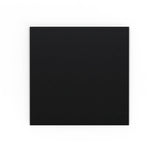 Plic negru gumat cu clapetă în V 155×155 mm