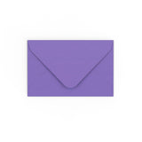 Violeta gumijota V-veida aploksne (65 x 94 mm)