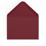 Burgundijas aploksnes