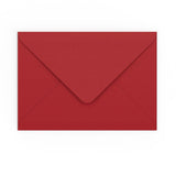 C5 Roșu închis Gummed V-Flap Envelope (162 x 229mm)