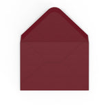 Burgundijas aploksnes