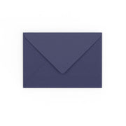 C6 Dark Blue Gummed V-Flap Envelope (114 x 162mm)