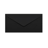 DL Μαύρος φάκελος V-Flap (110 x 220 mm)