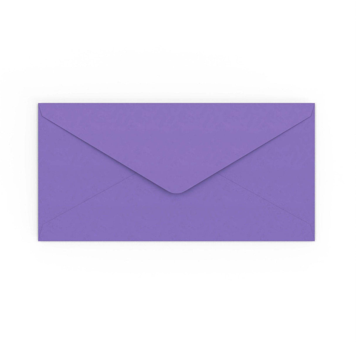 DL violeta gumijota V-veida aploksne (110 x 220 mm)