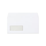 110x220 mm (DL) Witte Envelop