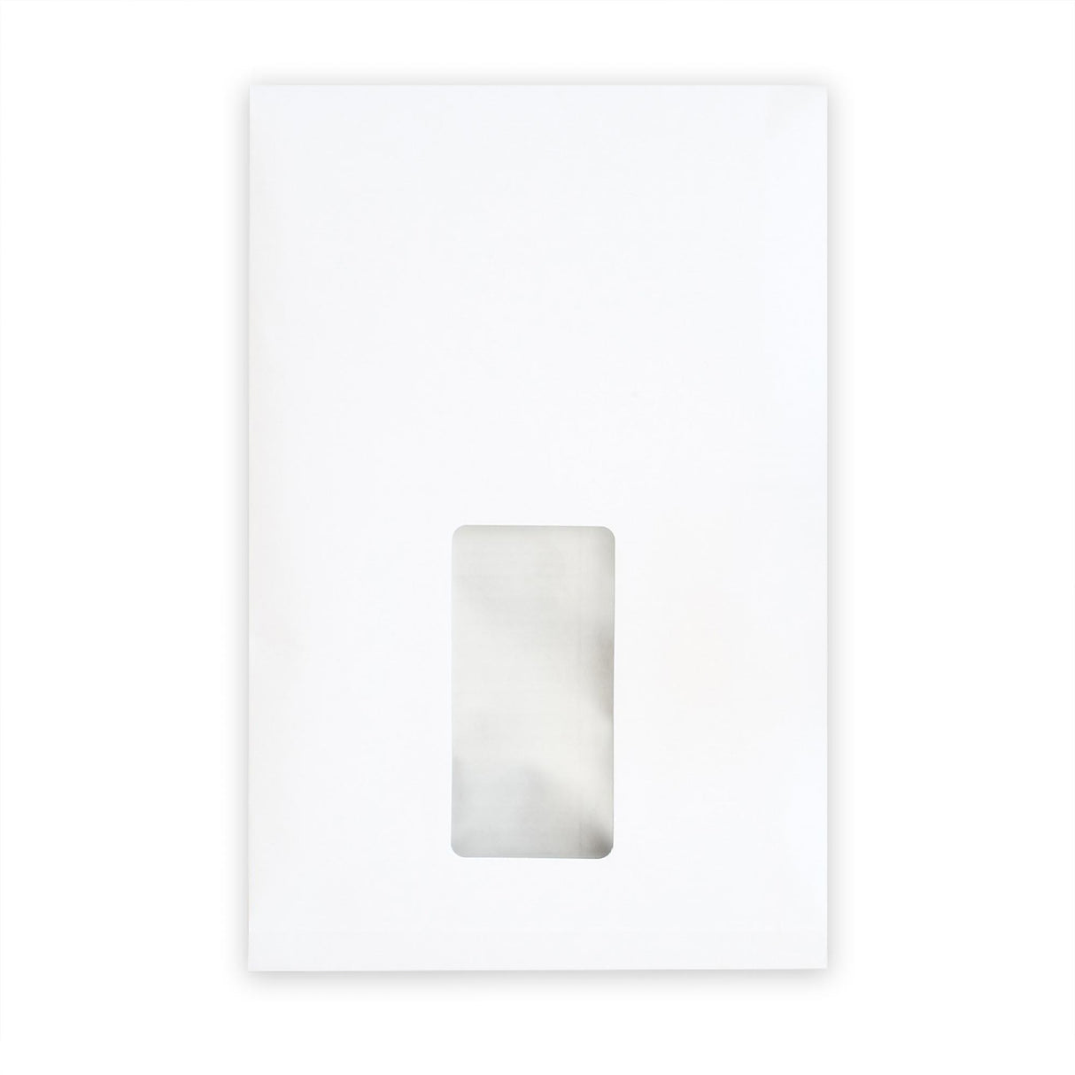 Witte harmonica-envelop met venster 229x162x25 mm (C5)