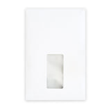 Witte harmonica-envelop met venster 229x162x25 mm (C5)