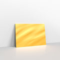 Gold Metallic Coloured Gummed Greeting Card V Flap Envelopes