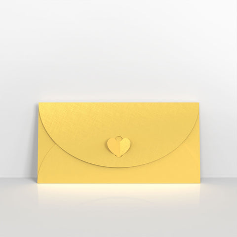 Golden Yellow Butterfly Envelopes