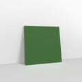 Green Coloured Gummed V Flap Envelopes