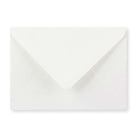 125x175mm Bela položena denarnica Gumirano Plain 100gsm kuverte