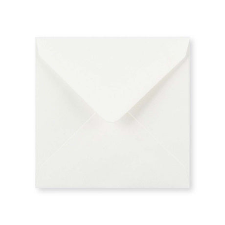 130x130mm Bela položena kvadratna gumirana navadna ovojnica 100gsm