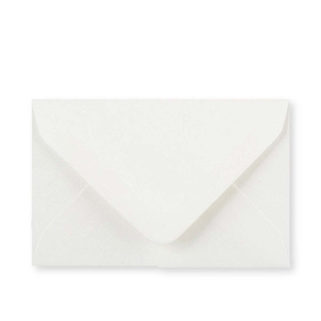 62x94mm Bela položena denarnica Gumirano Plain 100gsm kuverte