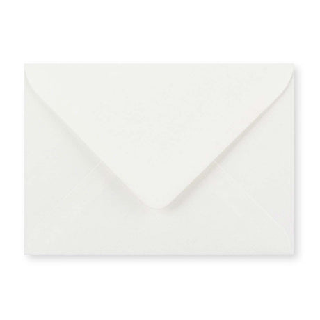 114x162mm C6 Bela položena denarnica Gumirano Plain 100gsm kuverte