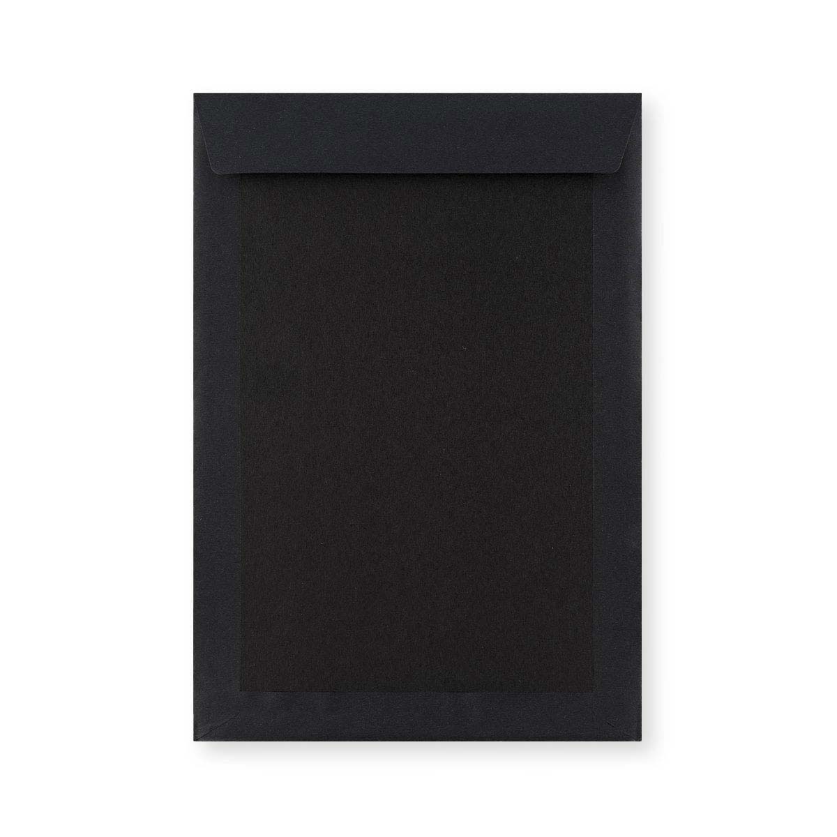 C4 Μαύρο χαρτόνι πίσω φάκελος Peel & Seal (324 x 229mm)