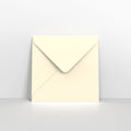 Ivory Wove Coloured Gummed Greeting Card V Flap Envelopes