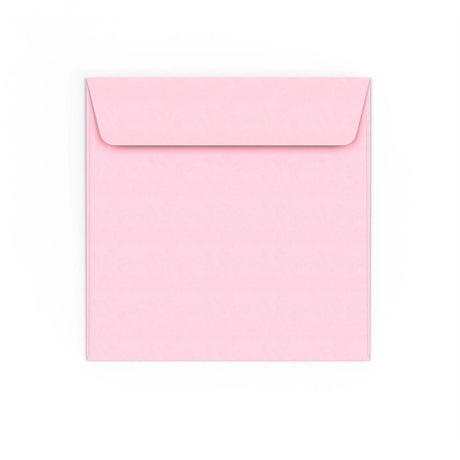 Pastellrosa Briefumschlag 155x155 mm