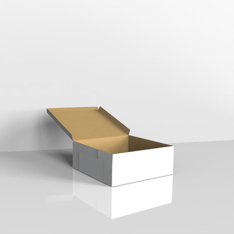 Biele kartónové škatule