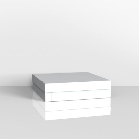 Biele kartónové škatule