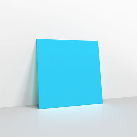 Mid Blue Coloured Gummed V Flap Envelopes