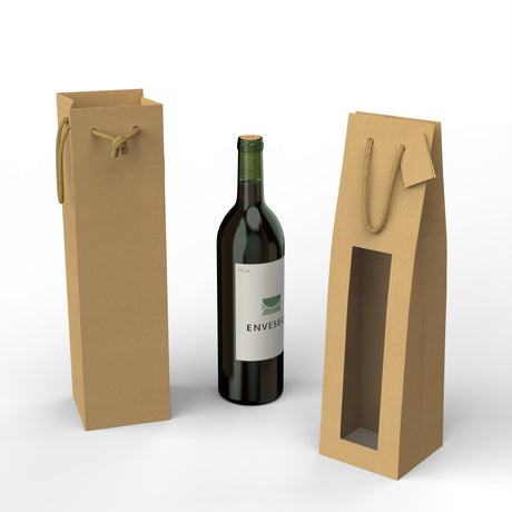 Sacchetti in carta per bottiglie di vino (75 cl.)