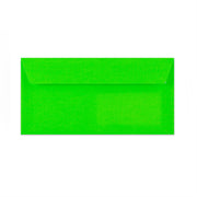 DL Green Peel & Seal Neon Envelope (110 x 220mm)
