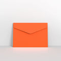 Orange Coloured Peel and Seal V Flap Envelopes