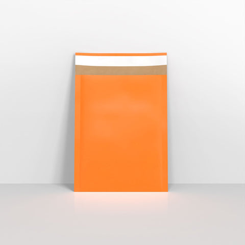 Orange Eco Friendly Bubble Bag Mailers