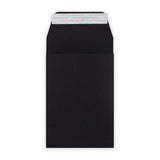C6 Negru Peel & Seal Gusset Envelope (114 x 162 x 25mm)